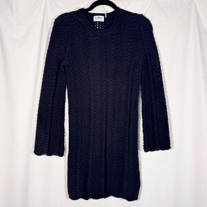 27 Miles Malibu Black Knit Mini Dress